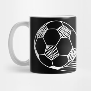 SOCCER BALL SKETCH DT Mug